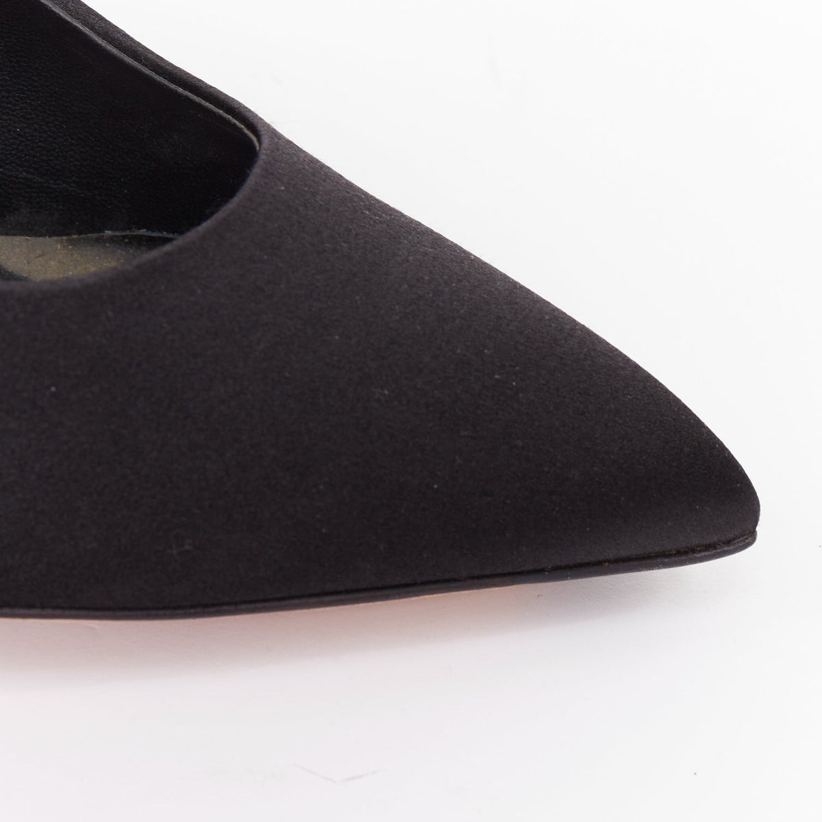 Women's Chanel Serpent Pearl satin CC pearl snake heel pump