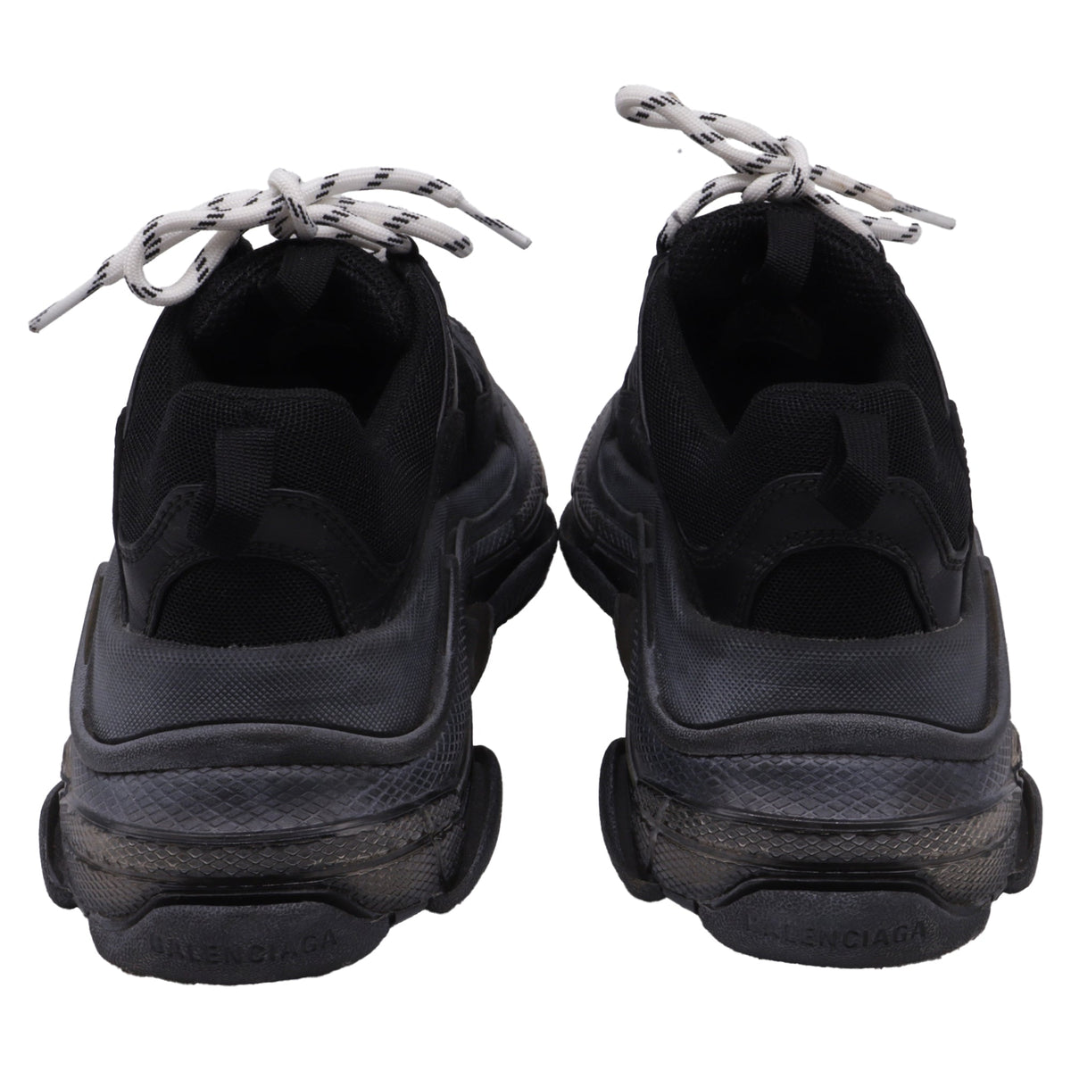 Women's  Balenciaga Triple S Sneakers in Black Polyester