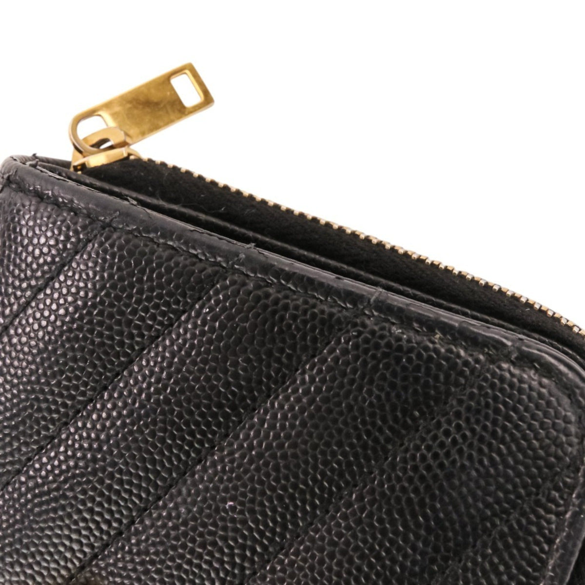 Classic Monogram Zip Around Wallet Matelasse Chevron Leather