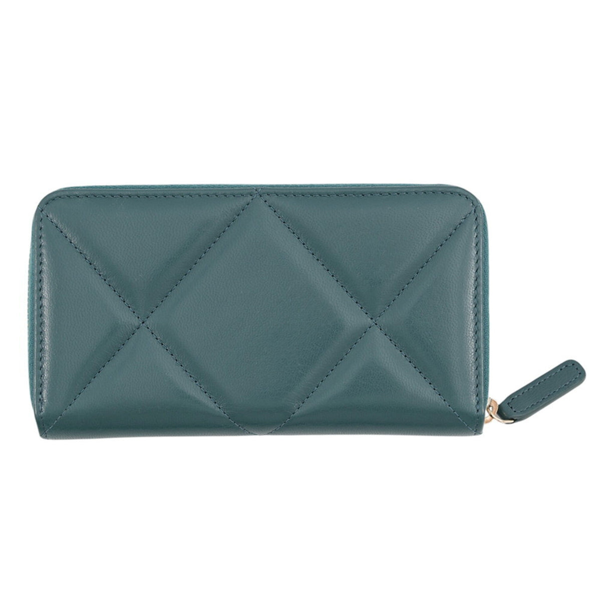 19 Zip Around Wallet Quilted Lambskin Long