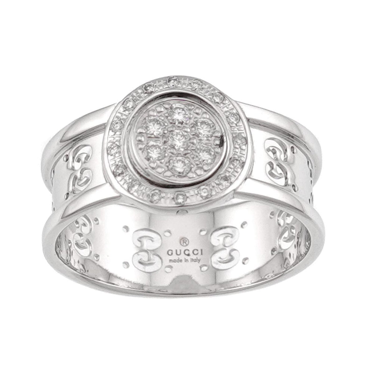 Icon Ring 18K White Gold and Diamond