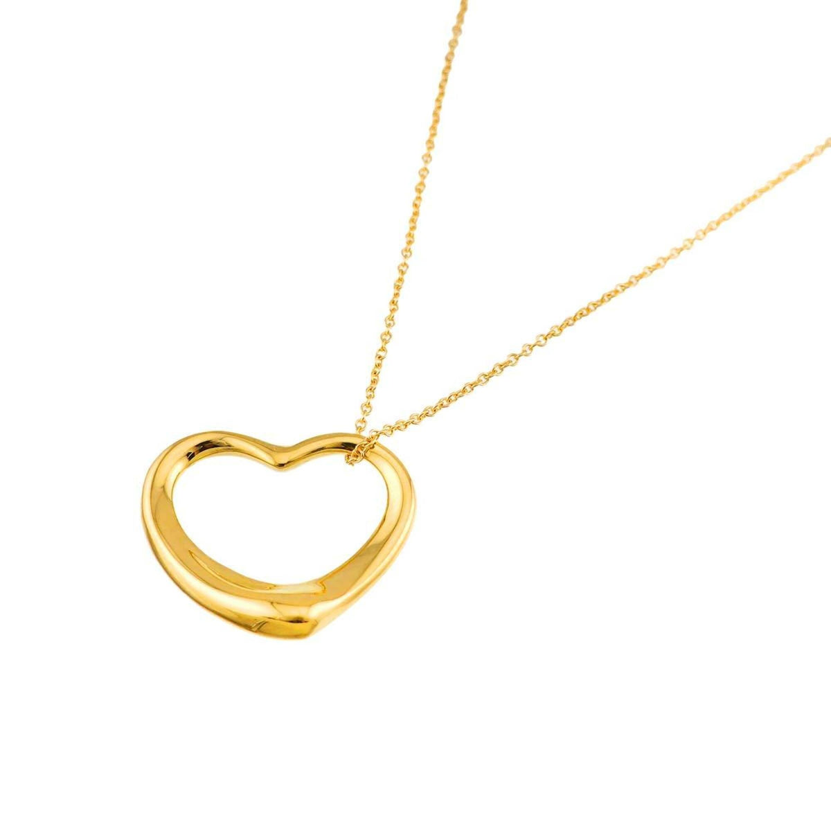 Heart Necklace Watch 18K Yellow Gold 22