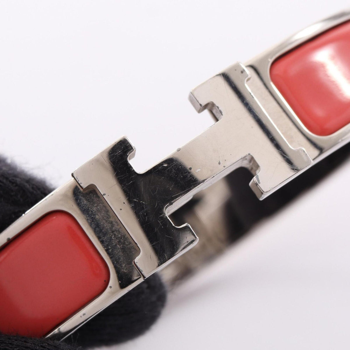 Clic Bangle Enamel and Stainless Steel Bracelet