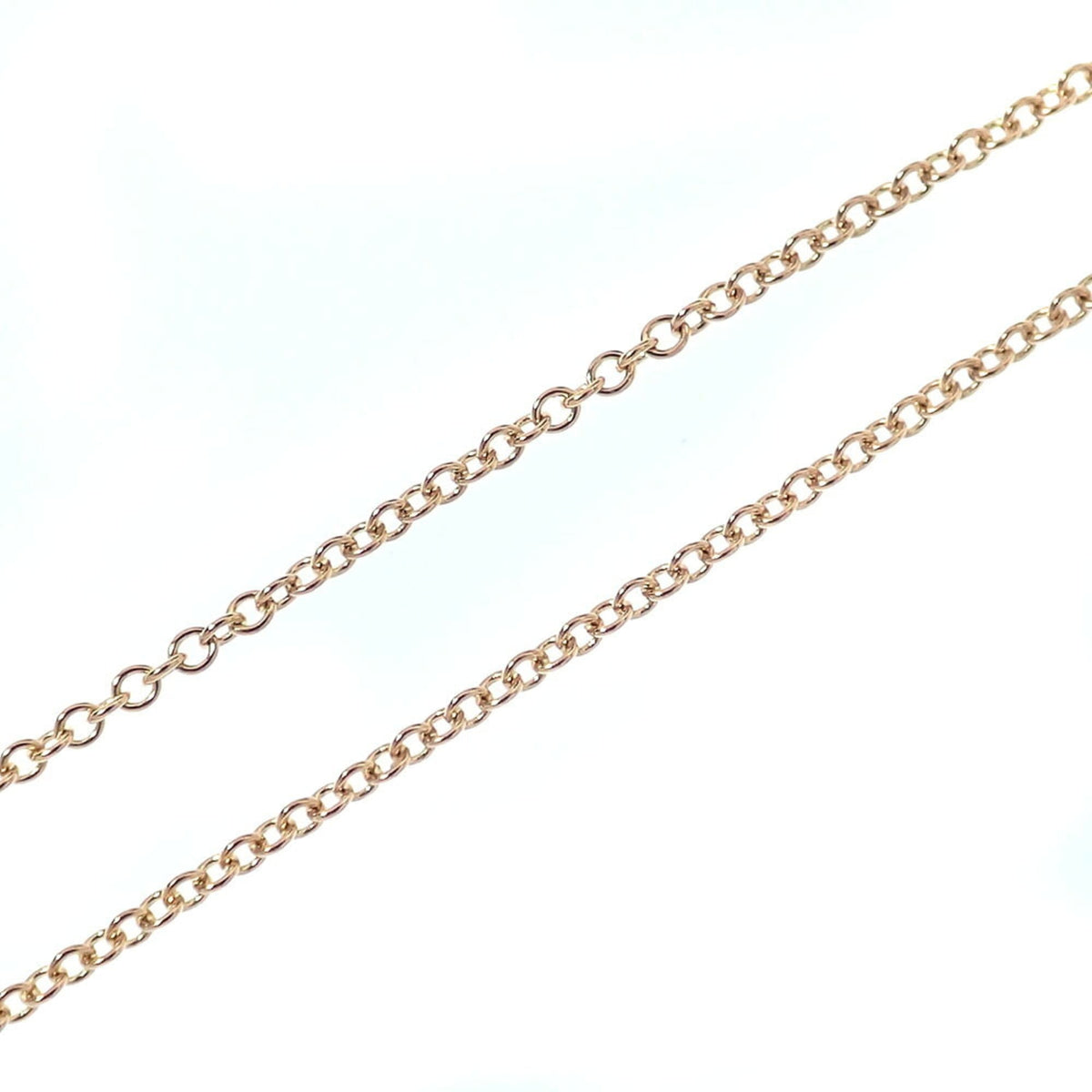 Elsa Peretti Diamonds By The Yard Pendant Necklace 18K Rose Gold and Diamond