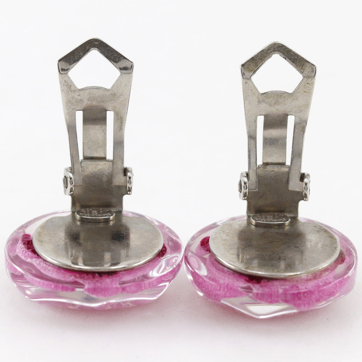 Camellia Clip-On Earrings Plastic