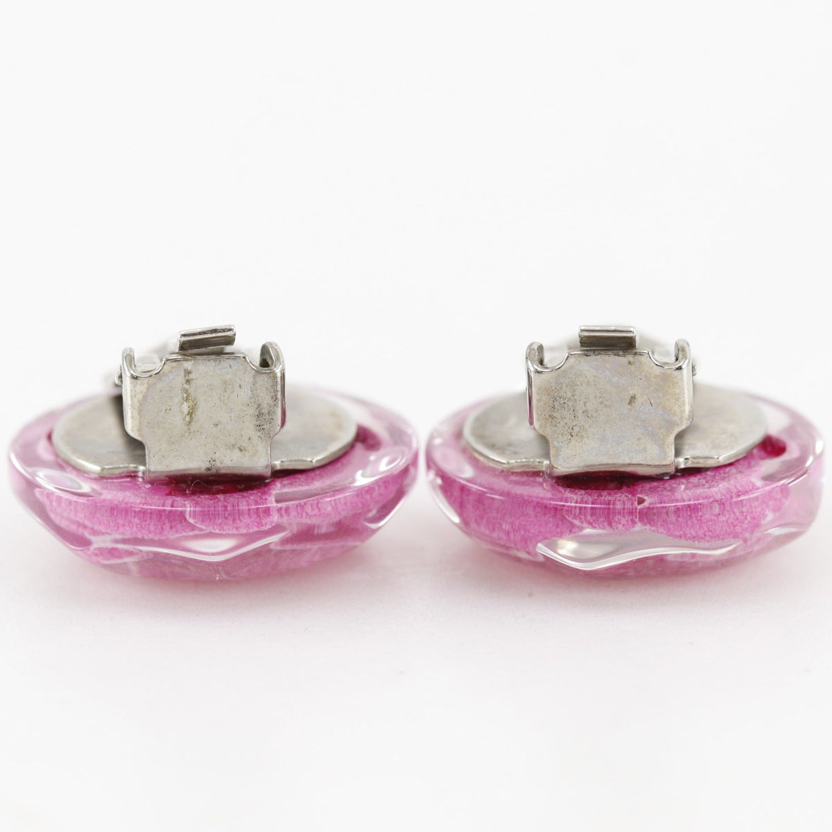 Camellia Clip-On Earrings Plastic