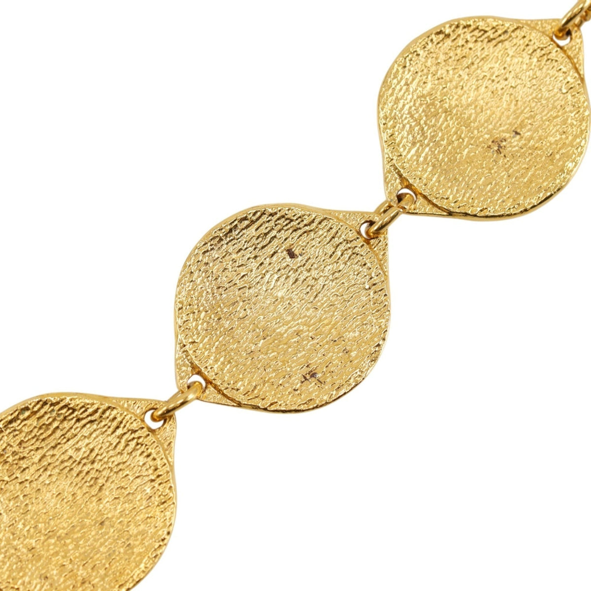 Pendant Necklace Metal Coin Motif