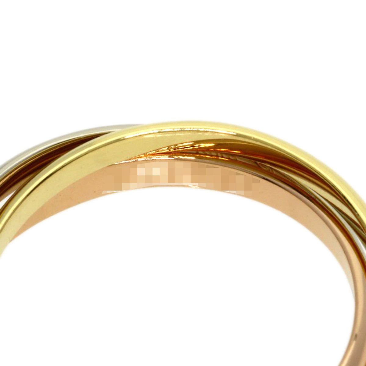 Trinity Ring 18K Yellow Gold and 18K White Gold