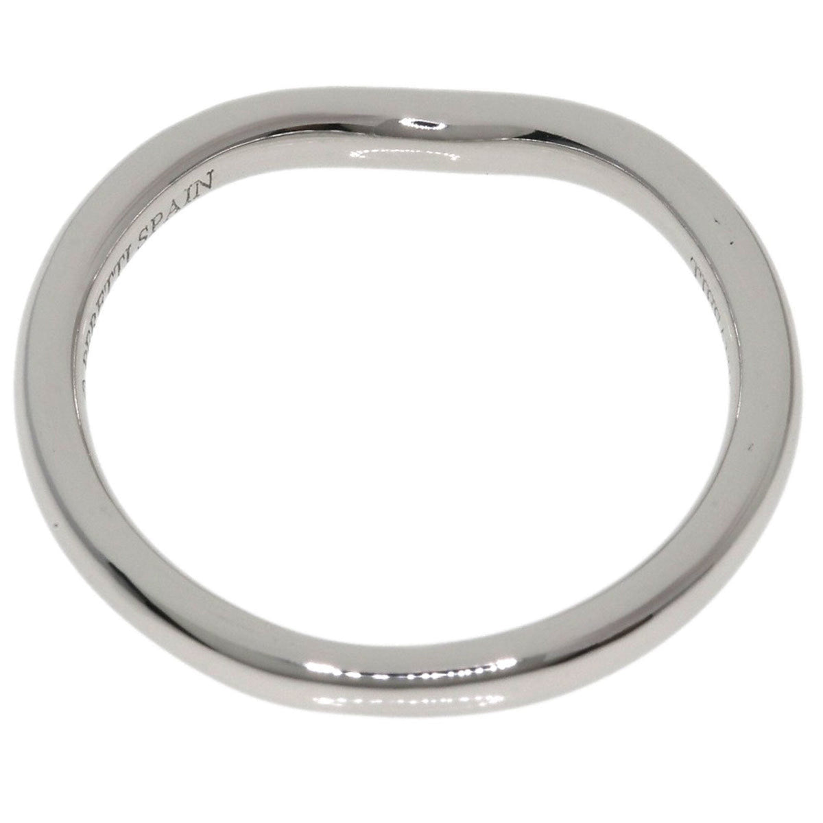 Curved Band Ring Platinum