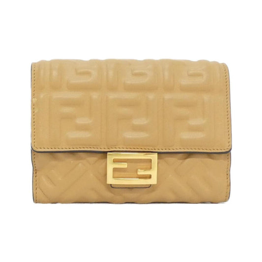 Baguette Continental Wallet Zucca Embossed Leather